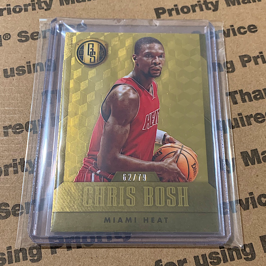 Chris Bosh 15 Gold Standard Card 6279